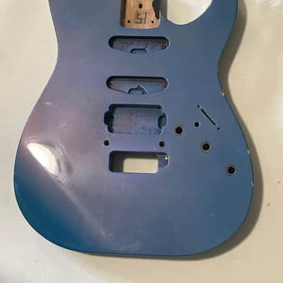 1980's Kramer USA Pacer Custom II Flip Flop FF Blue Guitar Body Floyd Ready image 3