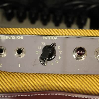 2025 Fender '57 Custom Champ 5-Watt 1x8" Guitar Combo Lacquered Tweed w/Cover image 5