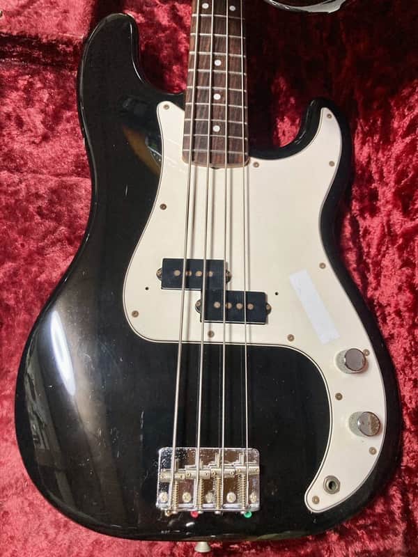 Fernandes LEB-1 Black Precision Bass PB-62 body Made In Japan Rare Used image 1