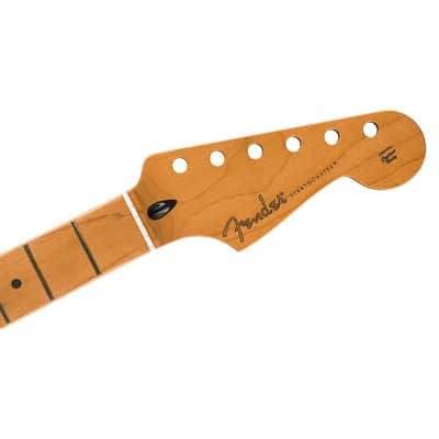 Fender Satin Roasted Maple Stratocaster Flat Oval Neck 12" Radius 22 Fret (Maple)