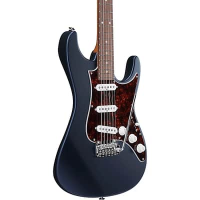 Ibanez AZ2203N TDBF Prestige Electric Guitar. Dark Tide Blue Flat with Case image 2