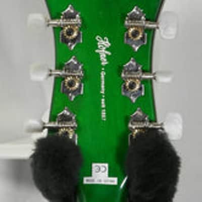 Hofner HI-459-PE-GR Ignition Pro Violin Style Electric Guitar - Green image 6