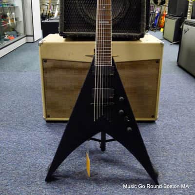ESP LTD V-307 Satin Black FLYING V 7-STRING with EMG pickups! image 2