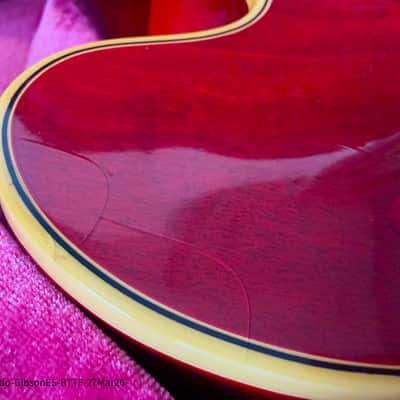 Gibson Custom Shop Murphy Lab Back To The Future '55 ES-345 "Reissue" Light Aged 2025 - Cherry Red image 13