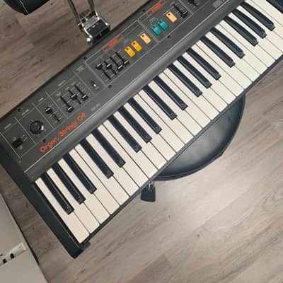 Roland RS-09 MKII 44-Key Organ / String Synthesizer 1980s - Black with Colored Buttons
