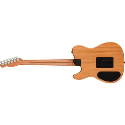 Fender Acoustasonic Player Telecaster Acoustic Electric Guitar, Brushed Black image 8