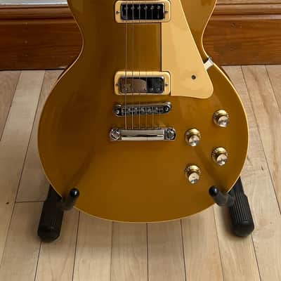 Gibson USA Les Paul Deluxe - 30th Anniversary 2000 Limited Edition - Bullion Gold - with case image 2