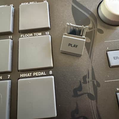 Grey PLAY button cap for Akai MPC3000LE MPC 3000 LE GRAY