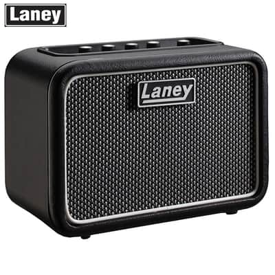 Laney MINI-ST-SUPERG 2x3W Stereo Battery-Powered Guitar Amp Black & Silver image 1