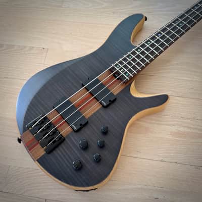Schecter Charles Berthoud CB-4 4-String Bass See-Thru Black Satin (2871) image 5