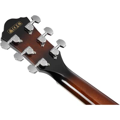 Ibanez AEG7L Left Handed Acoustic Electric Guitar, Dark Violin Sunburst image 6