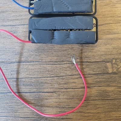 Wilkinson Bridge and Neck P90 Soapbar Pickup Set Black image 2
