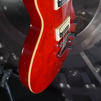 Red Les Paul Electric Guitar w/ Gig Bag image 13