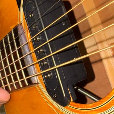 Takamine F-340S lawsuit era 1976 Japan w/ pickup and OHSC image 21