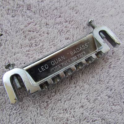 Vintage Leo Quan Badass Bridge Made In Germany 1970's Era Leo Quan Wrap Around Bridge image 2