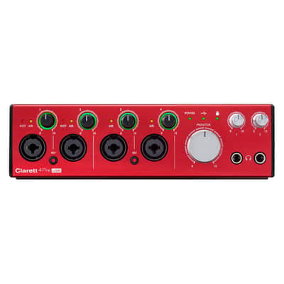 Focusrite Clarett+ 4 Pre USB Audio & MIDI Interface image 2