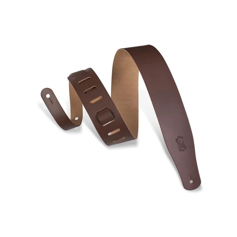 Levy's Leather Guitar Strap - Brown image 1