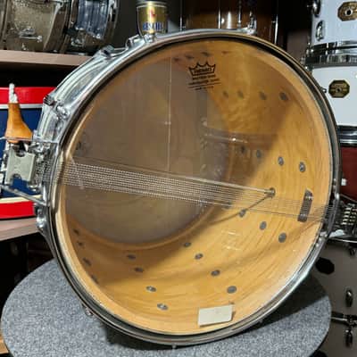 Ludwig Marching Snare Drum In Silver Sparkle image 7