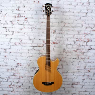 Washburn - AB-20 Electric Acoustic Bass Guitar - Natural - w/HSC - x3172 - USED image 2