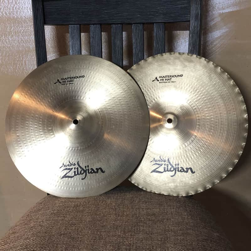 Zildjian 14" A Series Mastersound Hi-Hat Cymbals image 1