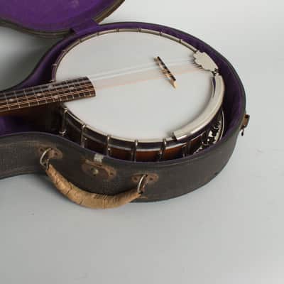 Bacon & Day  Style C Mandolin Banjo (1928), ser. #26343, original black hard shell case. image 12