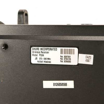 Shure PGX14 Wireless Beltpack System J6 Band - 572-590 MHz (NO PSU) CG01YFV image 8