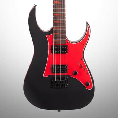 Ibanez GRG131DX GiO Series Electric Guitar, Black Flat image 1