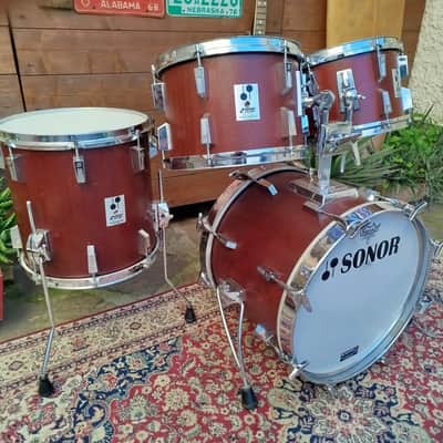 SONOR Phonic Jazz Set 1980s, Red Mahogany. image 3
