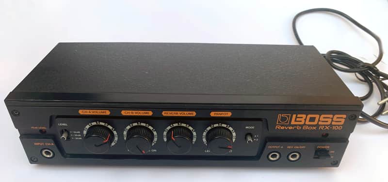 Boss RX-100 spring Reverb Box 1980s - Black, analog effect image 1