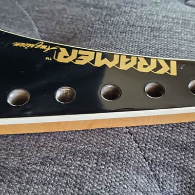 kramer Neck NOS Rosewood Left/Reverse Bound Headstock Inlay 12th Fret, Near Mint image 4