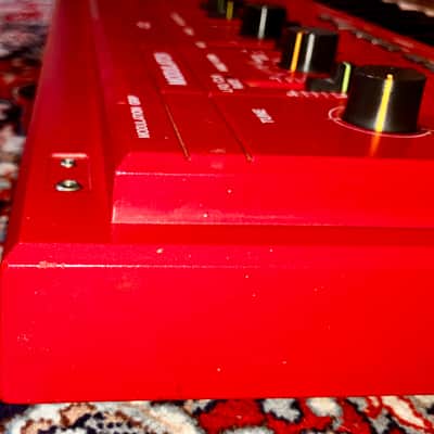 Roland SH-101 32-Key Monophonic Synthesizer 1982 - 1986 - RARE Red w/ Mod Grip image 10