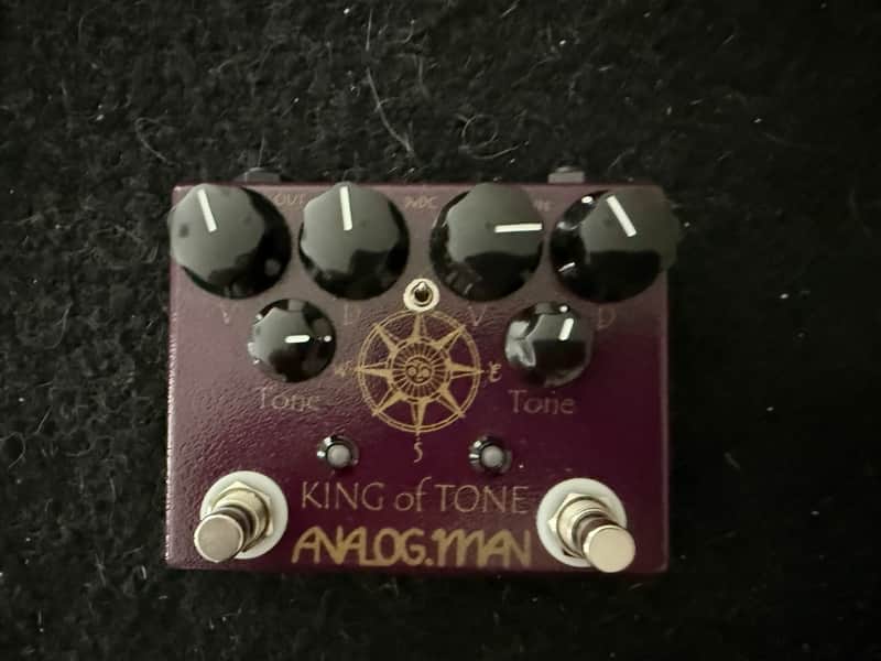 ギター ANALOG MAN KING of TONE V4(gain up) Analogman King of Tone V4 with Both Side High Gain Option | Reverb