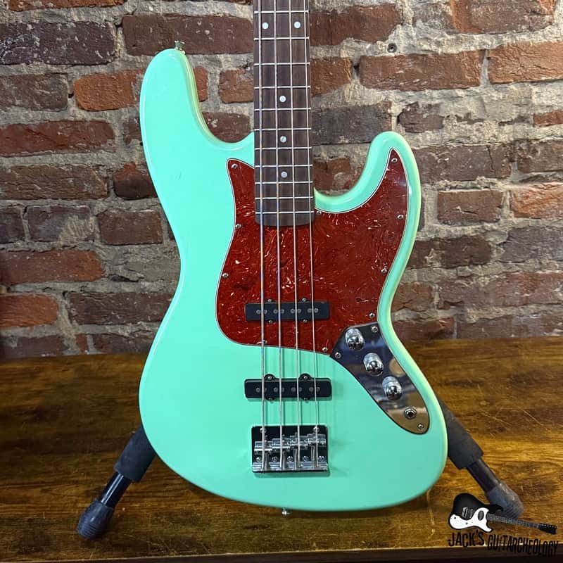 Indy Custom J-Style Electric Bass (2000s - Surf Green) image 1