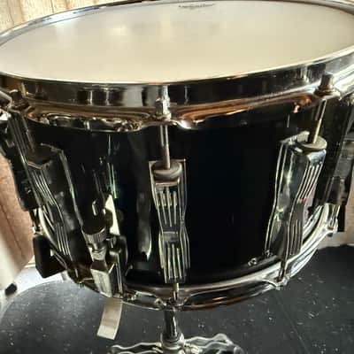 Ludwig Coliseum 14” x 8” Maple Snare Drum 1991 - Black image 3