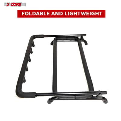 5 Core Multi Guitar Rack Stand Floor 5 Slot Adjustable Flying V Guitars Holder image 5