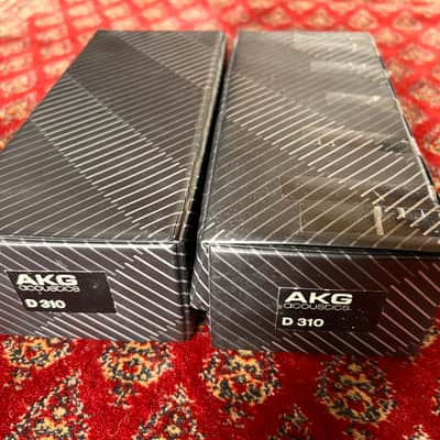 AKG D-310 pair vintage microphone made in austria image 2