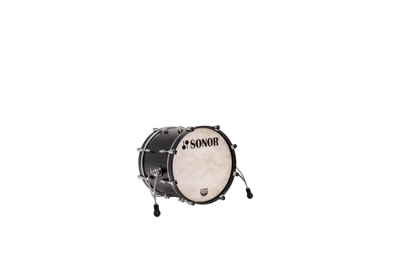 SONOR *Pre-Order* Momentum Birch Series 18x14.25" GT Black Matte Lacquer Bass Kick Drum | NEW | Special Order | Authorized Dealer image 1