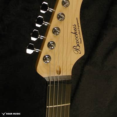 Bacchus GRACE-AT/BW - BLK-MAT Custom Series Guitar | Reverb