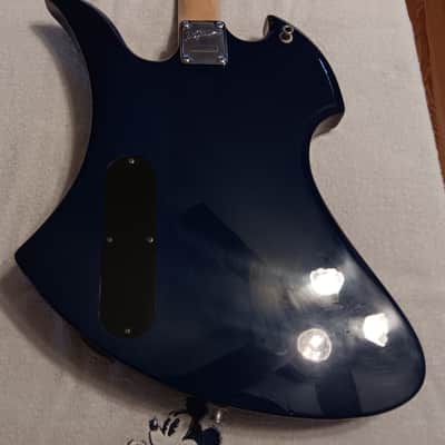 B.C. Rich Platinum Mockingbird - Trans Blue image 6