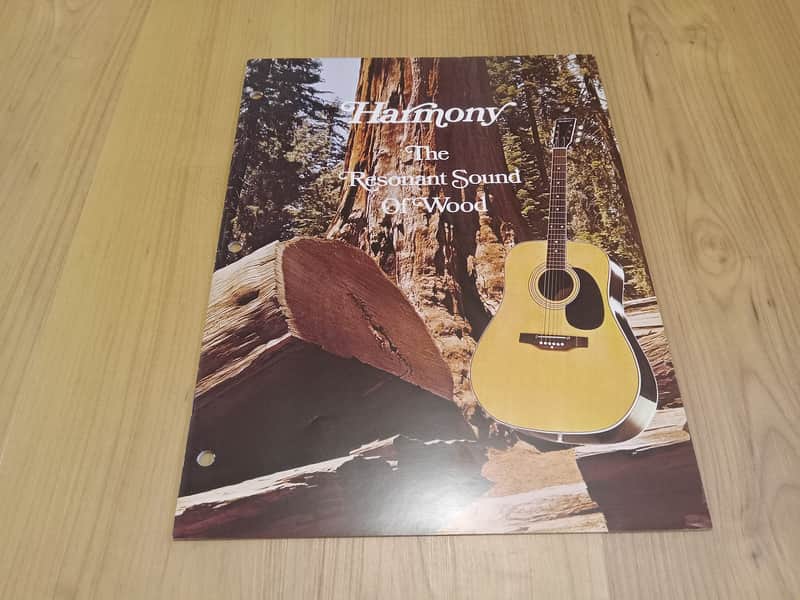 Vintage 1972 Harmony Instrument Catalog! Rare, Original Case Candy, Paperwork! image 1