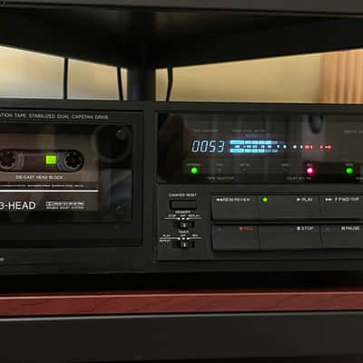 Carver TD-1700 3-Head Cassette Deck (1990) - Gray/Black image 2