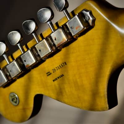 Fender Stratocaster Relic Nitro Green Sparkle Custom Shop Fat 50's image 5