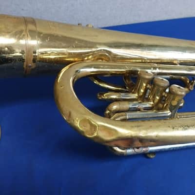Vintage Late 60s-Early 70s Getzen KB Series Baritone Horn 11" Bell Made in USA image 11
