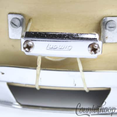 *Ludwig 14x3"Snare Drum Monroe 6ply Natural Maple Vintage 80s 10Lug Piccolo USA* image 8