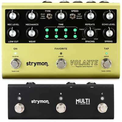 Strymon Volante Magnetic Echo Machine Pedal and Multi Switch Plus Pack image 1