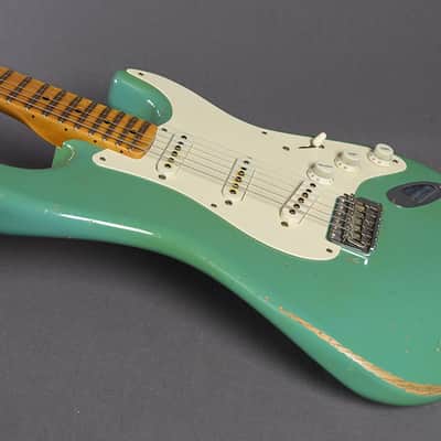 Fender Custom Shop Stratocaster 1955 Relic Foam Green Masterbuilt John Cruz 2016 image 3