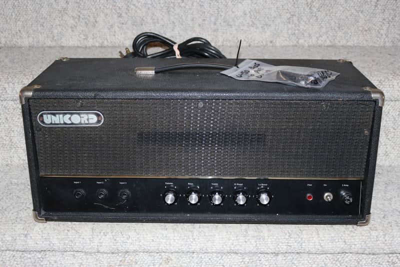 Vintage 1970s Univox U-50 Bass Tube Amp Head - No Tariffs image 1