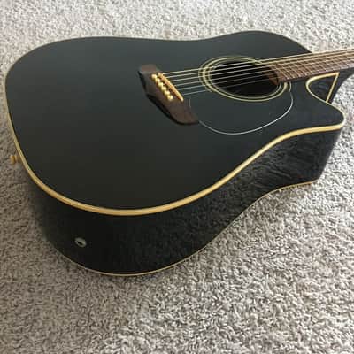 Immagine Fender La Brea California Series Black Rare Vintage Acoustic Electric Guitar - 4