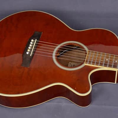 RARE Vintage 1994-2003 Jasmine Takamine TS90C-DW Maple Walnut | Reverb