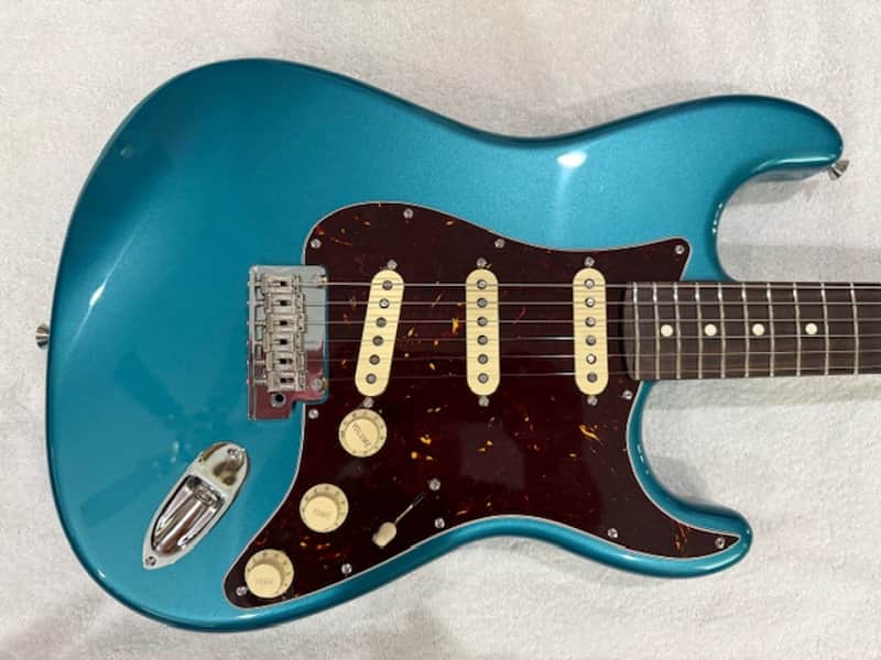 Fender USA Mod Shop Stratocaster - Ocean Turquoise w/ All-Rosewood Neck - OHSC - Mint!!!